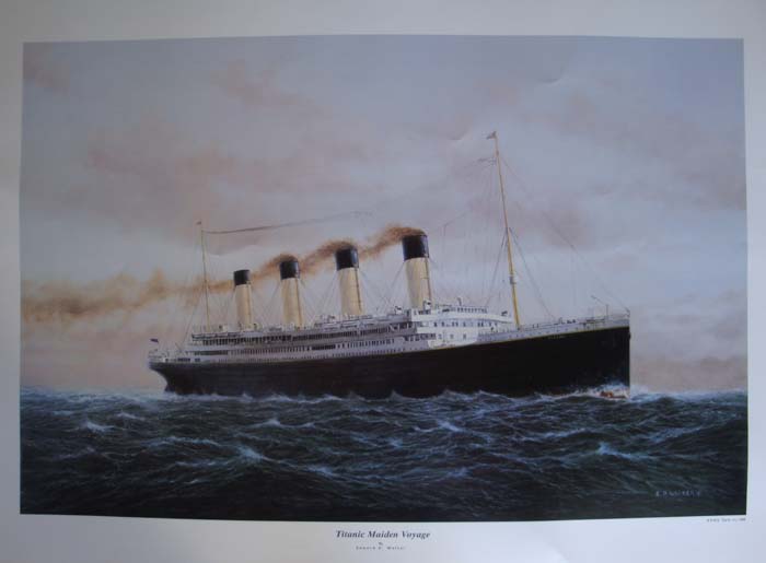 Titanic Maiden Voyage Print